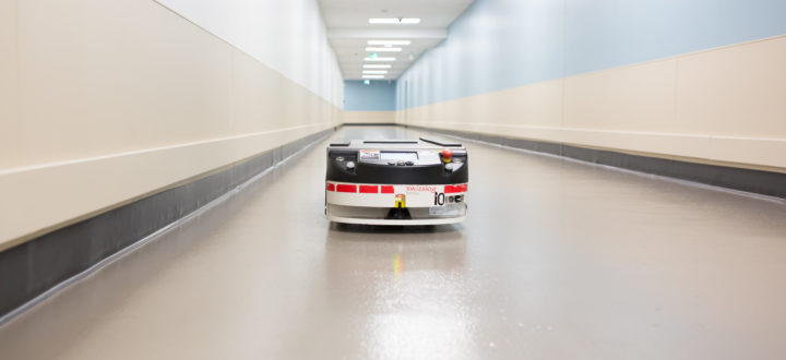 Automated Guided Vehicles at Humber River Hospital